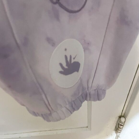 NIKE purple Tie-dye Standard fit mid rise size 2X Creativity sweatpants NEW - Picture 4 of 11